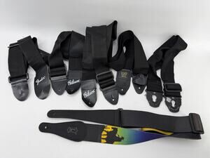 Fender Gibson Ernie Ball Levy's Guitar Strap Lot of 6 Adjustable Mixed Brand